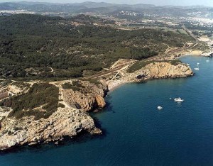 playa de desenroscada in sitges