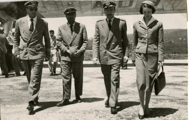 Maribel Sastre met piloten